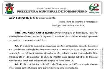 ATENÇÃO, CONTRIBUINTES!