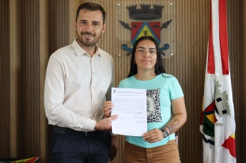 Posse da nova servidora