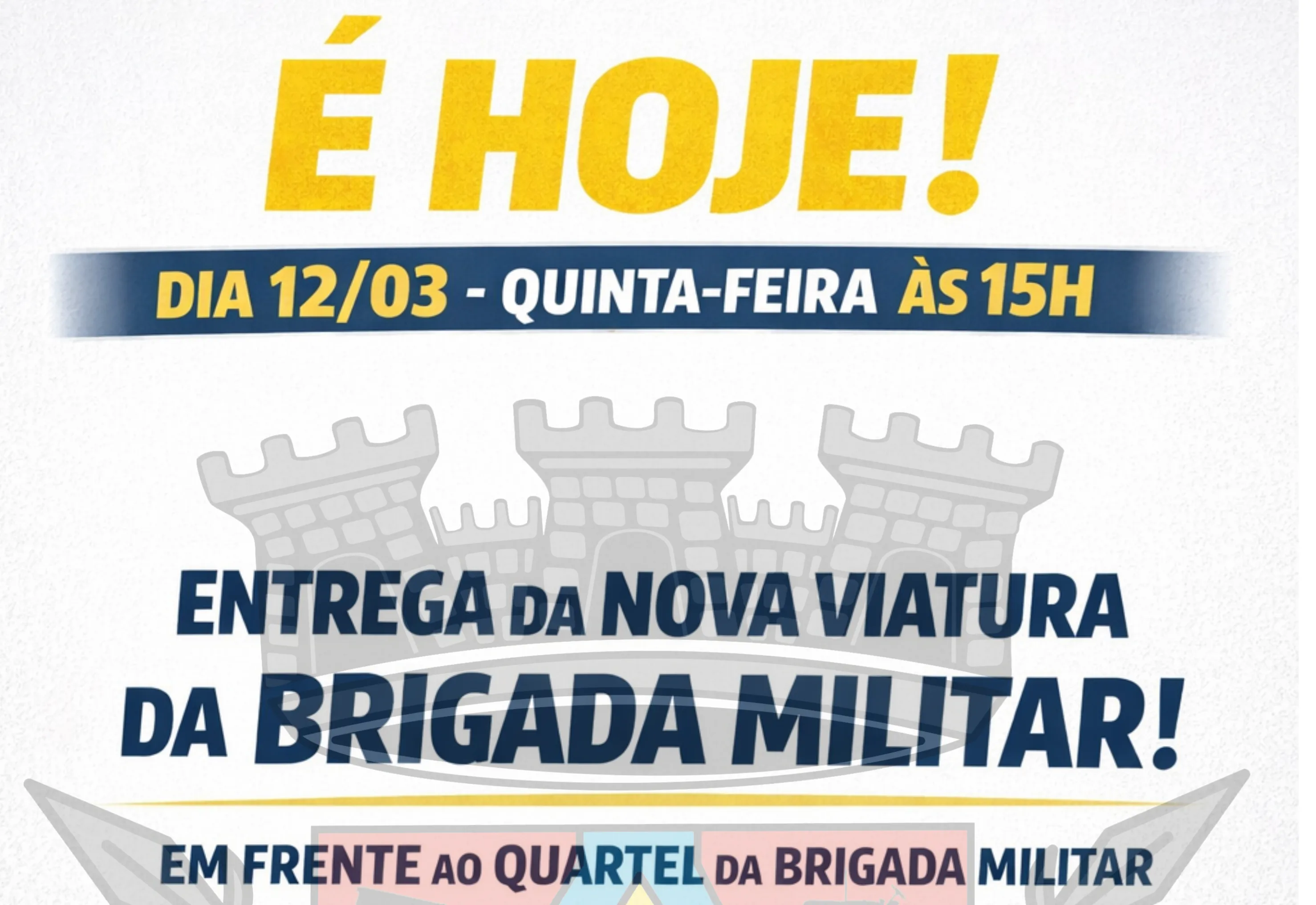 Nova viatura da Brigada Militar