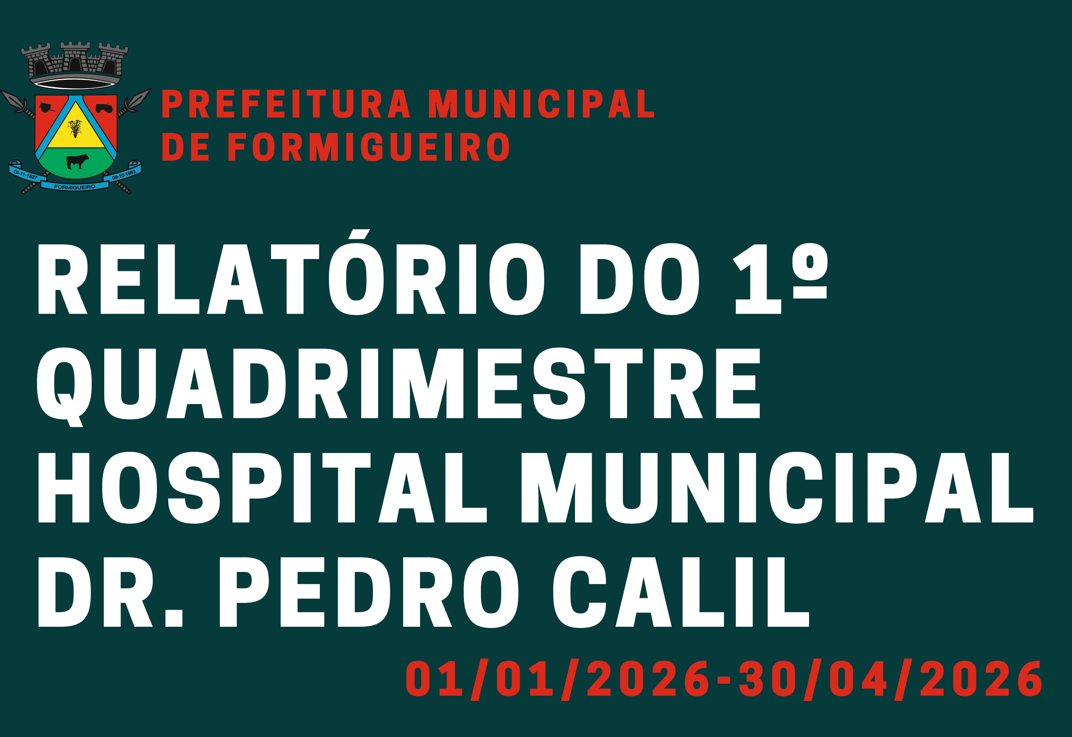 Secretaria de Saúde apresenta relatório do 1º quadrimestre de 2026